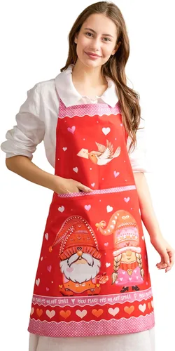 Miniatura 75 de Maison d' Hermine Delantal 100% de algodón para mujeres con bolsillo de cocina delantal de chef para hombres para cocinar primavera verano 001
