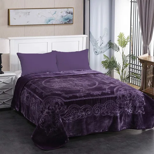 Miniatura 15 de JML - Manta coreana pesada de 85 x 93 pulgadas, 8.4 libras, manta de forro polar de franela de felpa estampada de lujo tamaño King para hombres