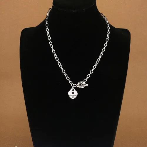 Miniatura 2 de ARETIS - Collar de regalo para niños Kpop Bangtan Be the Best J-HOPE JIMIN JIN JK RM SUGA V Collar Bangtan Boys Lover Jewelry Regalo para niños fans