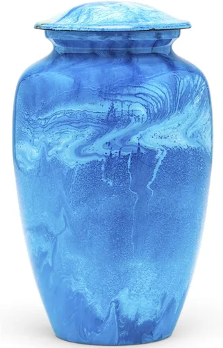 Miniatura 8 de Eternal Harmony Urna grande para cenizas, urna de cremación masculina y femenina para cenizas humanas con acabados elegantes, sello seguro y bolsa