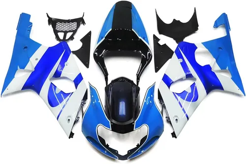 Miniatura 169 de Kit de carenado de inyección azul, negro y blanco para Suzuki GSXR600 GSX750 2006 2007 GSXR 600 GSX-R750 06 07 ABS Carenado de plástico completo