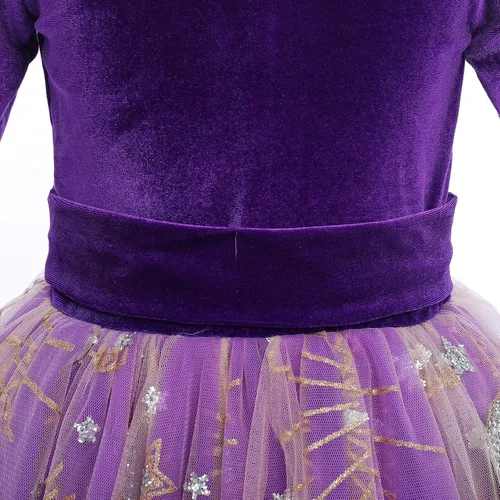 Miniatura 4 de Vestido de terciopelo de invierno para niñas, vestido de fiesta de Navidad, vestido de fiesta de Navidad, vestido de fiesta de manga larga, vestidos