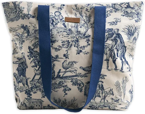 Miniatura 59 de Maison d' Hermine - Bolsa de lona de algodón reutilizable para mujeres, con asa para el hombro, bolsas a granel para compras y viajes