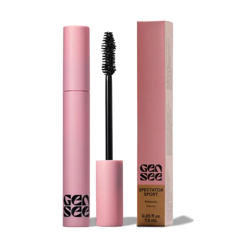 Gen See Máscara Spectator Sport, color negro, fórmula de pestañas impermeable para volumen y longitud, vegana, libre de crueldad, probada por