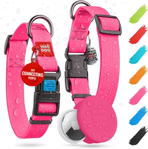 Miniatura 7 de WAUDOG Collar de Perro Impermeable - Collar de Perro Ajustable para Perros Grandes, Pequeños y Medianos - Collar de Perro Desmontable Impermeable