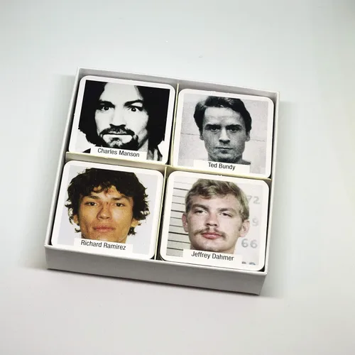 Miniatura 2 de Kulturmeister - Notorious Serial Killers Memory Match Game - Tema del asesino en serie