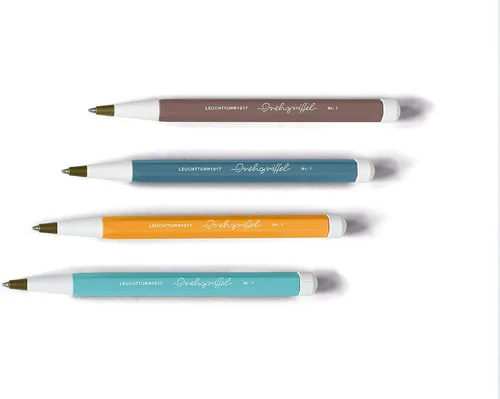Miniatura 3 de LEUCHTTURM1917 - Lápiz de escritura Drehgriffel (Sol Naciente) - Bolígrafo de bola con tinta azul real incluida Rising Sun