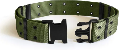 UltraKey Cinturón táctico, cinturón de rescate militar resistente de seguridad ajustable para deportes al aire libre y caza Greenv2