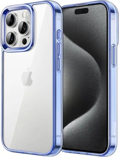 Miniatura 11 de JETech - Funda para iPhone 15 de 15,5 cm, cubierta antiamarilleo a prueba de golpes, parte trasera transparente antiarañazos (negro)