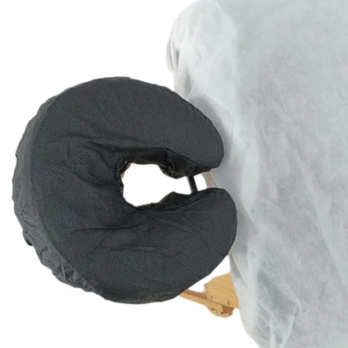 Miniatura 2 de ZMDREAM Estuche de 600 fundas desechables ajustadas para reposacabezas de masaje, fundas para reposacabezas negras Negro
