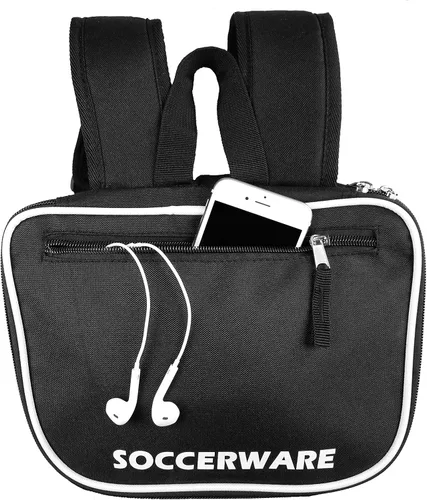 Miniatura 5 de Mochila de fútbol con compartimento para pelotas - Para niños y niñas La bolsa se adapta a todos los equipos de fútbol y equipo de gimnasio (negro)