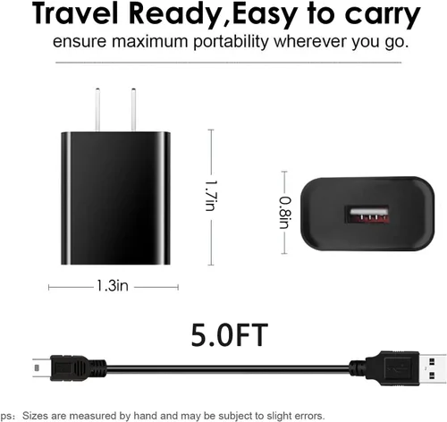 Miniatura 6 de Cable de carga de 5 pies, adaptador de fuente de alimentación de CA compatible con Texas Instruments TI-84 Plus CE, calculadora gráfica TI Nspire CX