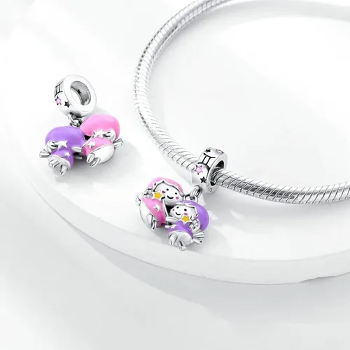 Miniatura 2 de Pandach 12 Zodiac Sign Birthday Charms 925 Sterling Silver Birthstone Charms Fits Women's Charm Bracelet Necklace Bangle Gifts for Girls Friends