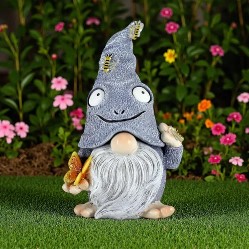 Miniatura 3 de Estatua de Gnomo para Ocultar Claves al Aire Libre, Ocultadores de Claves al Aire Libre, Estatuas de Gnomos de Jardín, Decoraciones para Patio