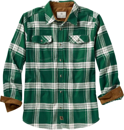 Miniatura 23 de Legendary Whitetails - Camisa de franela para hombre de manga larga con botones, ajuste relajado