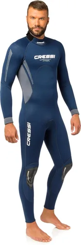 Miniatura 3 de Cressi Traje de neopreno completo para hombre con cremallera trasera para buceo y actividades acuáticas - Rápido 0.118 in: diseñado en Italia