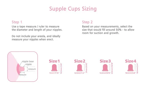 Miniatura 4 de Supple Cups para pezones planos, tímidos e invertidos (talla 2)
