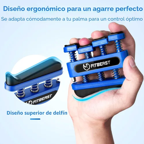 Miniatura 5 de FitBeast Fortalecedor de Dedos, Ejercicio de Dedos, Ejercicio de Mano para Mejorar la Destreza y Fuerza en Dedos, Manos, Antebrazos – Entrenador
