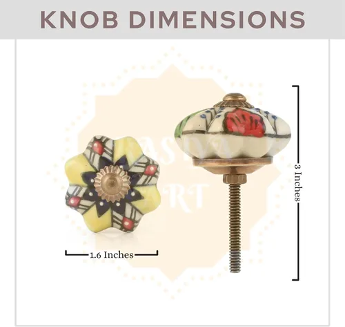 Miniatura 5 de Tiradores y pomos dorados para cajones, varios pomos de puerta antiguos para armarios de cocina, decoración bohemia de granja, juego de 6