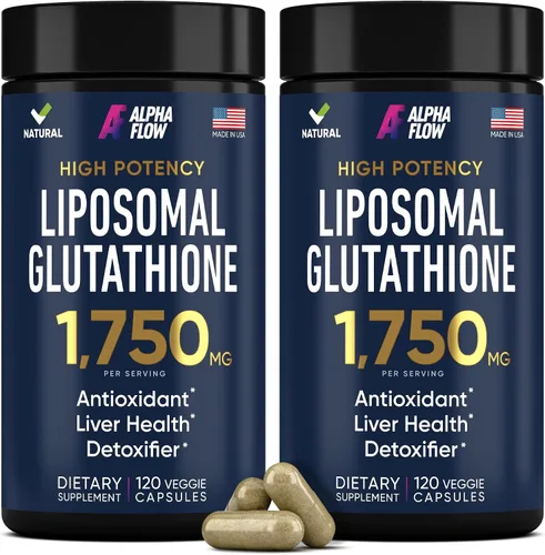 Miniatura 9 de Suplemento de Glutatión Liposomal 1000MG + 750MG - Glutatión Liposomal con VIT C + Complejo Antioxidante de Fosfolípidos - Suplemento