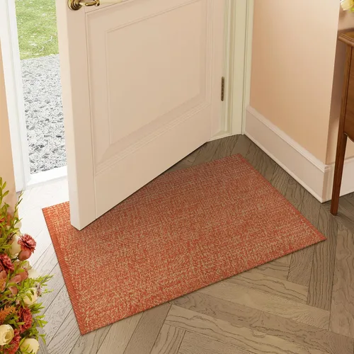 Miniatura 52 de LEEVAN - Alfombras lavables para cocina de 3 x 5 pies, alfombra de color crema para dormitorio, alfombra de algodón tejida para entrada, alfombra