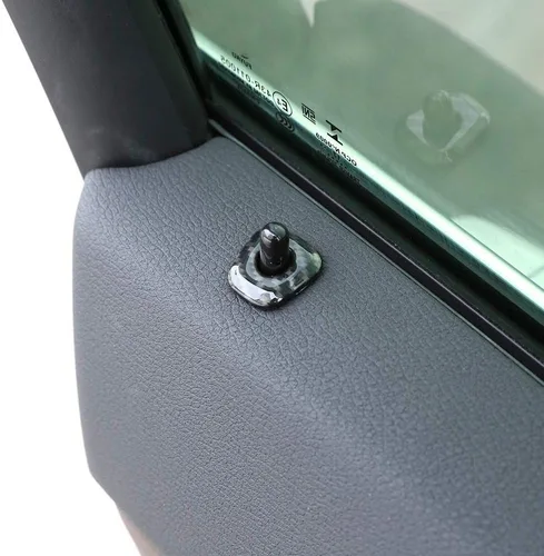 Miniatura 4 de YIWANG Adhesivos de fibra de carbono estilo cerradura de puerta, 4 piezas para BMW X1 F48 2016-2019, para BMW X2 F47 2018 accesorios de automóvil