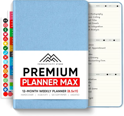 Miniatura 21 de Sin fecha, Agenda 2026, 8.5" x 11" - La Agenda de Productividad #1 para Lograr Tus Objetivos 2026 - Agenda 2026-2027 por PRODUCTIVITY STORE
