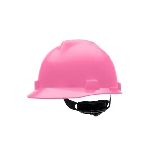 Miniatura 15 de MSA 477484 V-Gard - Casco de seguridad, con suspensión de trinquete Fas-Trac III, carcasa de polietileno, protección anti-impacto superior, correas