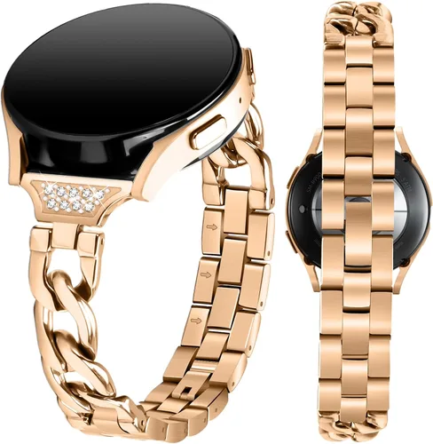 Miniatura 10 de JOYOZY Correas de metal compatibles con Samsung Galaxy Watch 7 1.575 in 1.732 in/FE 1.575 in 1.732 in/Galaxy Watch 6 1.575 in 1.732 in 1.693 in