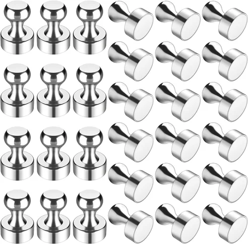 Miniatura 11 de 12 imanes fuertes para pizarra blanca, imanes de nevera para adultos, imanes de refrigerador, nevera magnética, pequeños imanes fuertes para cocina