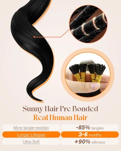 Miniatura 4 de Sunny Hair - Coletero para cabello humano de 8 a 20 in, con base de 5 x 5 in, para mujeres con decoración para el cabello, 14", #P4/27