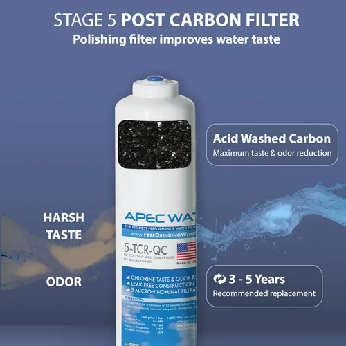 Miniatura 6 de APEC FILTER-MAX90 Hecho en EE. UU. 90 GPD Juego completo de filtros de repuesto para sistema de filtro de agua de ósmosis inversa serie ULTIMATE