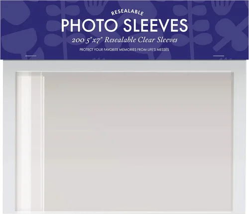 Miniatura 8 de Jot & Mark Fundas para fotos de 4 x 6 (200 unidades), fundas de plástico transparente para el Día de la Madre, regalo con solapa resellable