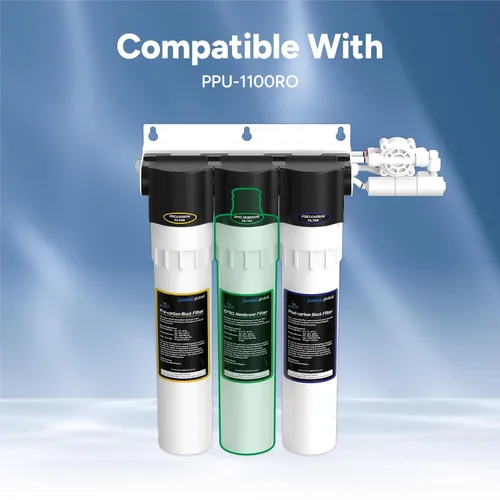 Miniatura 2 de Filtro de reemplazo de membrana Puri-3 EFRO para reducir TDS, proporcionando filtración de ósmosis inversa de flujo de permeado