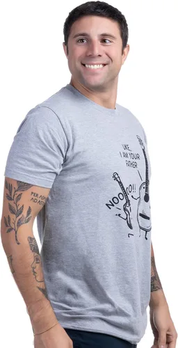 Miniatura 3 de Camisetas de guitarrista Camiseta acústica, eléctrica, rock, bajo, banjo, ukelele guitarrista musical para hombres y mujeres