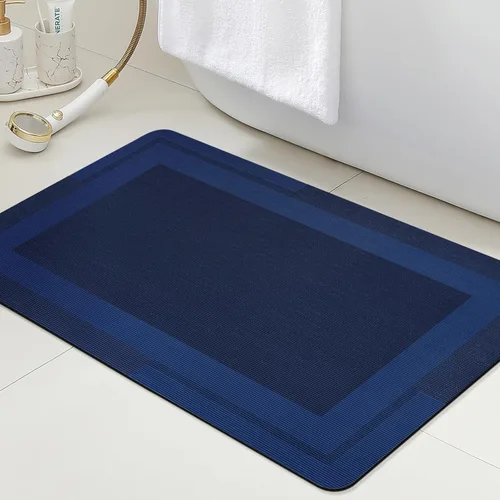 Miniatura 34 de ACCUMTEK Alfombrilla de Baño Ultra Delgada, Alfombrillas de Baño Antideslizantes con Respaldo Mejorado para Colocar Bajo la Puerta, Alfombras