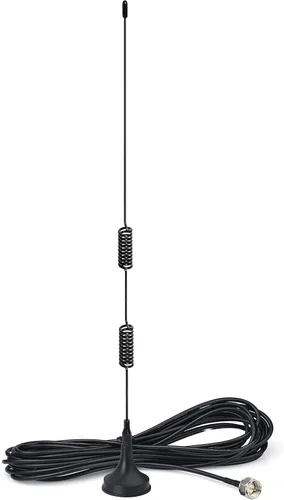Miniatura 2 de Bingfu Antena de radio FM con base magnética, antena FM y antena de bucle AM para Pioneer Onkyo, Yamaha Marantz, radio digital HD para interiores