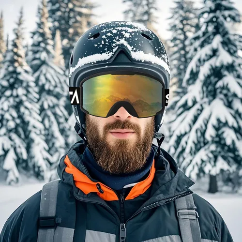 Miniatura 7 de OUTDOOR SPARTA OTG - Gafas de esquí para hombres, mujeres y jóvenes, 100 % protección UV y antirreflejos
