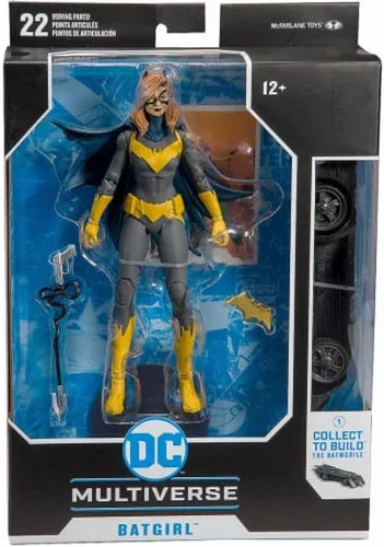 Miniatura 4 de McFarlane Toys DC Multiverse Batgirl: Art of The Crime Figura de acción con batimóvil Build-A Rebirth (Pieza 1)
