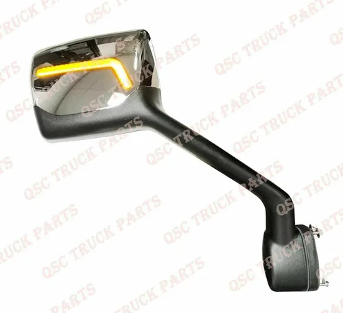 Miniatura 6 de QSC Truck Parts Conjunto completo de faros delanteros negros LED y espejo de capó LED compatible con Kenworth T680