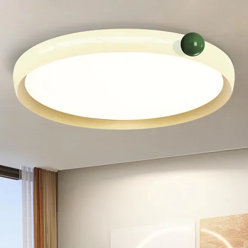 Miniatura 9 de Lámpara de techo de montaje empotrado de 15.7 pulgadas, lámpara de techo LED redonda de 40-60 W, lámpara de techo moderna y delgada, luces de techo