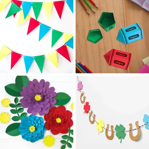 Miniatura 8 de PrintWorks Cartulina brillante de 8.5 x 11 pulgadas, 50 hojas, 5 colores primarios surtidos, ideal para proyectos escolares y artesanales, 65 lb/176