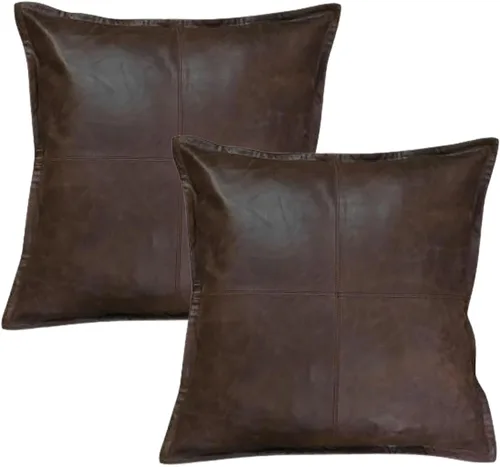 Miniatura 101 de Funda de almohada de piel de cordero – Funda de cojín para sofá, fundas decorativas para sala de estar o dormitorio de 20 x 20 pulgadas – Caja