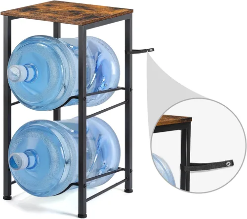 Miniatura 3 de LIANTRAL Organizador de Botellas de Agua de 5 Galones con Estante de Almacenamiento, Soporte para Jarra de Agua, Estante para Jarra de Agua, Soporte