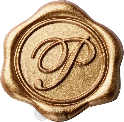Miniatura 35 de Yoption - Pegatinas de sello de cera con letra inicial del alfabeto L, paquete de 100 unidades, autoadhesivas, estilo antiguo dorado, para sobres