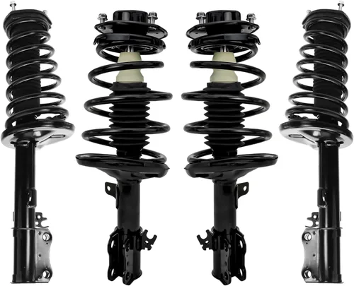 Miniatura 13 de Detroit Axle - 4 piezas de soportes para Toyota 2004 2005 2006 2007 2008 2009 Prius, soportes delanteros y traseros con resortes helicoidales