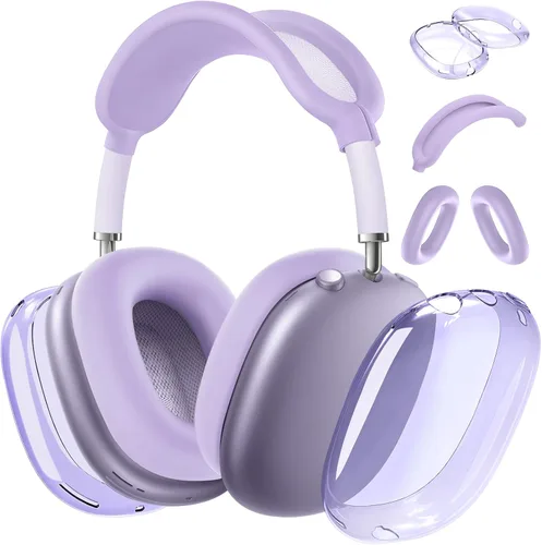 Miniatura 12 de Funda para AirPods Max, funda antiarañazos, funda para orejeras, cubierta para auriculares o diadema para AirPods Max. TPU suave y silicona 3