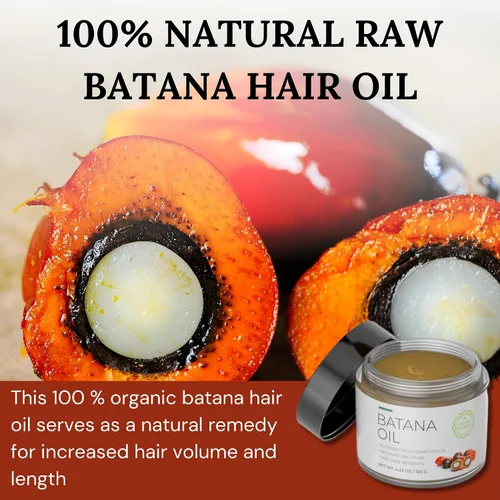Miniatura 4 de Aceite de batana orgánico para el crecimiento y el grosor del cabello para hombres y mujeres, aceite para el cabello aprobado por el Dr. Sebi