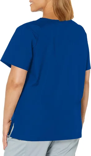 Miniatura 4 de ScrubZone - Parte superior de ambo con manga corta y cuello en V para mujer