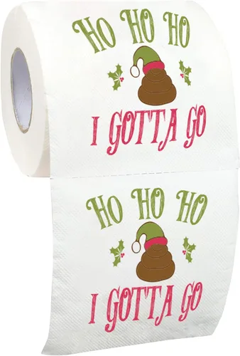 Miniatura 10 de Rollo de Papel Higiénico Navideño Let it Go - Papel Higiénico Divertido, Divertidos Regalos Novedosos de Feliz Navidad, Perfecto para Intercambio